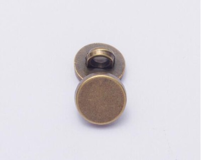 ZJ   塑料平面電鍍扣  襯衫扣  ABS塑料電鍍  10mm 細節-1